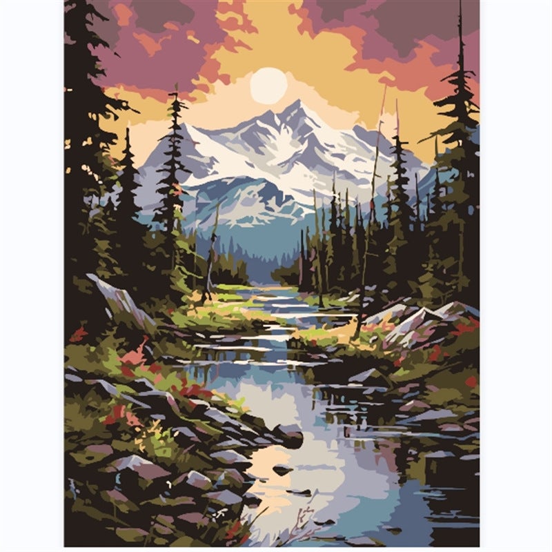 Oil Painting Diy Hand-Painted Decorative Painting Custom Paint By Number Digital Oil Painting - Image 1