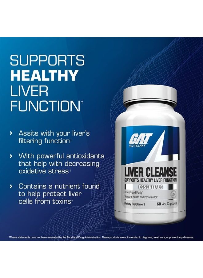 GAT SPORT Essentials Liver Cleanse Multivitamin, 60 Count - Image 3