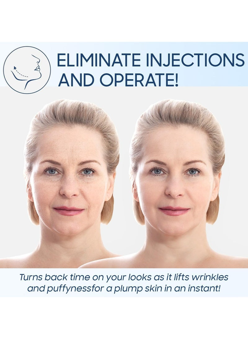 CMGTYYD 60PCS Face Lift Tape, High Elasticity Wrinkle Patches, Invisible Face Tapes for Lifting Eyes Double Chin Jowls, Lifting Saggy Skin, Waterproof, Face Stickers Neck Eye Double Chin Lift V Shape - Image 3