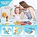 DIGOBAY United States Puzzle 70 Pieces USA Map Floor Jigsaw Puzzles for Kids Ages 410 Jumbo Round US Geography Puzzle 50 States with Capitals Educational Learning Toys for Boy or Girl - Image 3