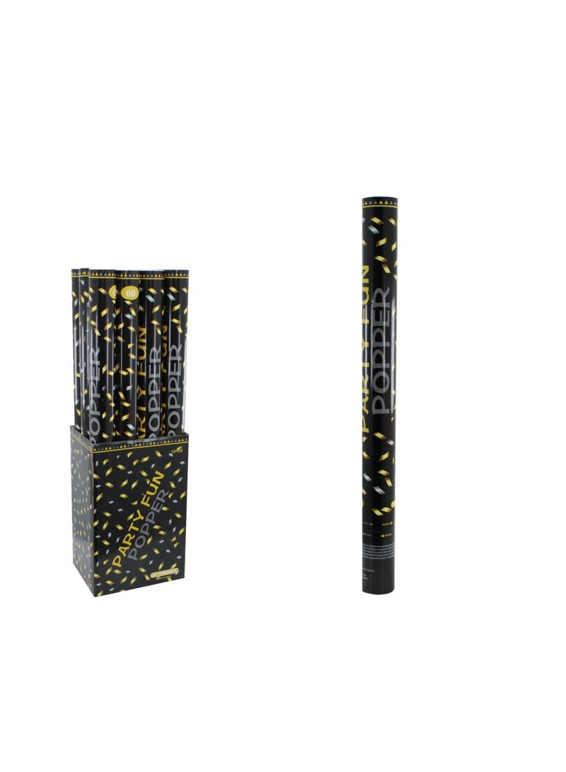 PARTY FUN Colorful Celebration Party Poppers - The Ultimate Touch for Every Occasion 60cm - Image 2