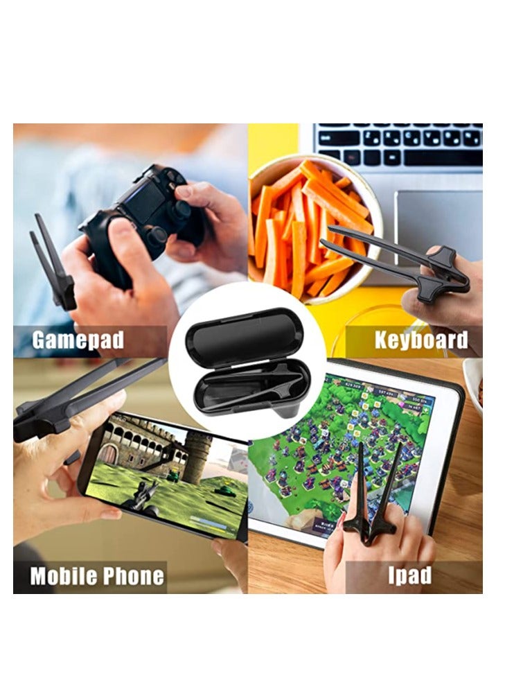 Upgraded Finger Chopsticks for Gamers with Box FingerChip Chopsticks Snacking Chopsticks Gamer Chopsticks Gaming Chopsticks Snack Chopsticks for Hands Snack Grabber - Image 5