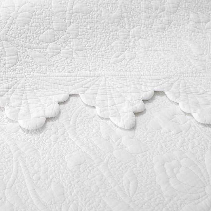 New Korean Quilted Bed Three-Piece Set Handmade Quilted Non-Slip Bed Bed Sheets Multi-Piece Set Summer Cool Air-Conditioned Quilt - Image 3