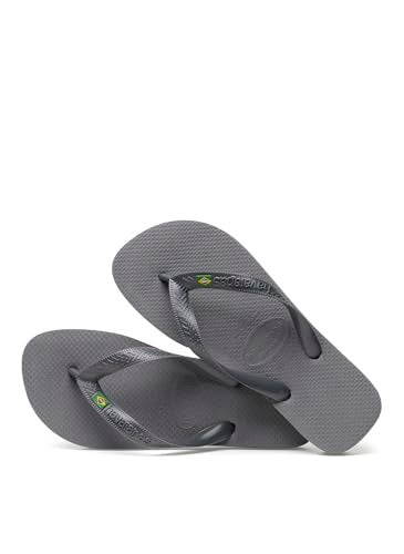 Havaianas Unisex Flip Flops, Steel Grey, 8 US Men - Image 4