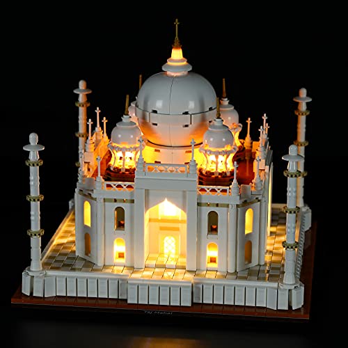 GEAMENT Version 2021 LED Light Kit Compatible with Lego 21056 Taj Mahal Ver2021 Lighting Set for Architecture Building Model Model Set Not Included - Image 1