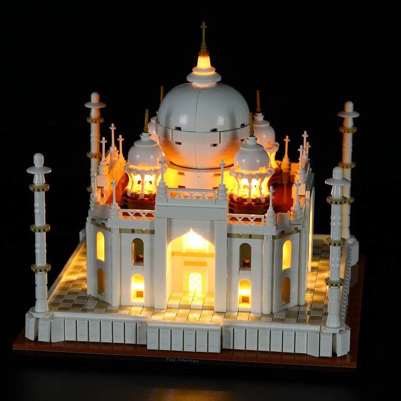 GEAMENT Version 2021 LED Light Kit Compatible with Lego 21056 Taj Mahal Ver2021 Lighting Set for Architecture Building Model Model Set Not Included - Image 3