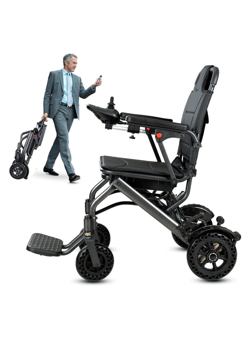 Electric Wheelchair Foldable And Portable For The Elderly Multifunctional Lithium Battery Scooter Disabled - Image 1
