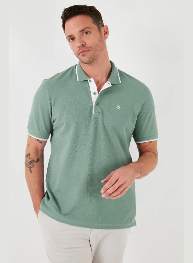 Buratti  Buratti 100% Cotton Buttoned Regular Fit Polo Collar T Shirt Men's POLO COLLAR T SHIRT 5902118 for Men | Best Price UAE