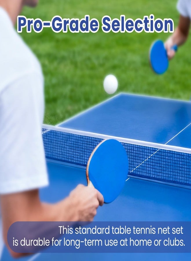OGNWFUNK Ping Pong Net Compatible with Kettler – Durable Ping Pong Net Replacement, 2-Pack 71" Nylon Table Tennis Nets, Portable and Easy to Set Up for Indoor & Outdoor Play - Image 4