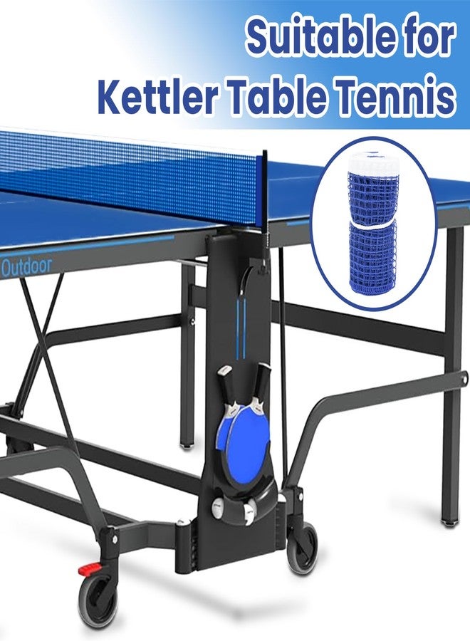 OGNWFUNK Ping Pong Net Compatible with Kettler – Durable Ping Pong Net Replacement, 2-Pack 71" Nylon Table Tennis Nets, Portable and Easy to Set Up for Indoor & Outdoor Play - Image 2