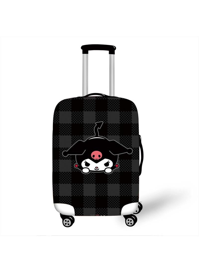 Y&D Kuromi Luggage Cover, Water-Washable Suitcase Cover, Spandex Elastic Luggage Protective Covers Travel Accessories Suitable for 18-32 Inch Trolley Case for Business Trip School Daily Using - Image 1