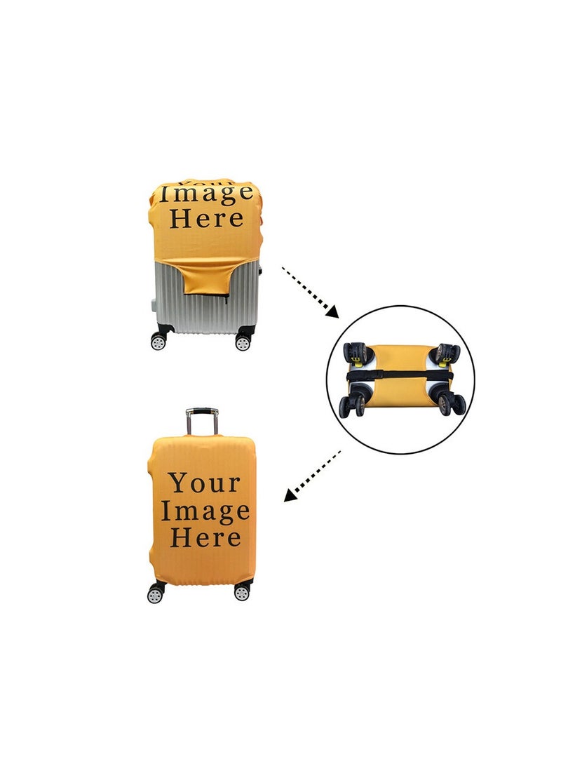 Y&D Kuromi Luggage Cover, Water-Washable Suitcase Cover, Spandex Elastic Luggage Protective Covers Travel Accessories Suitable for 18-32 Inch Trolley Case for Business Trip School Daily Using - Image 4