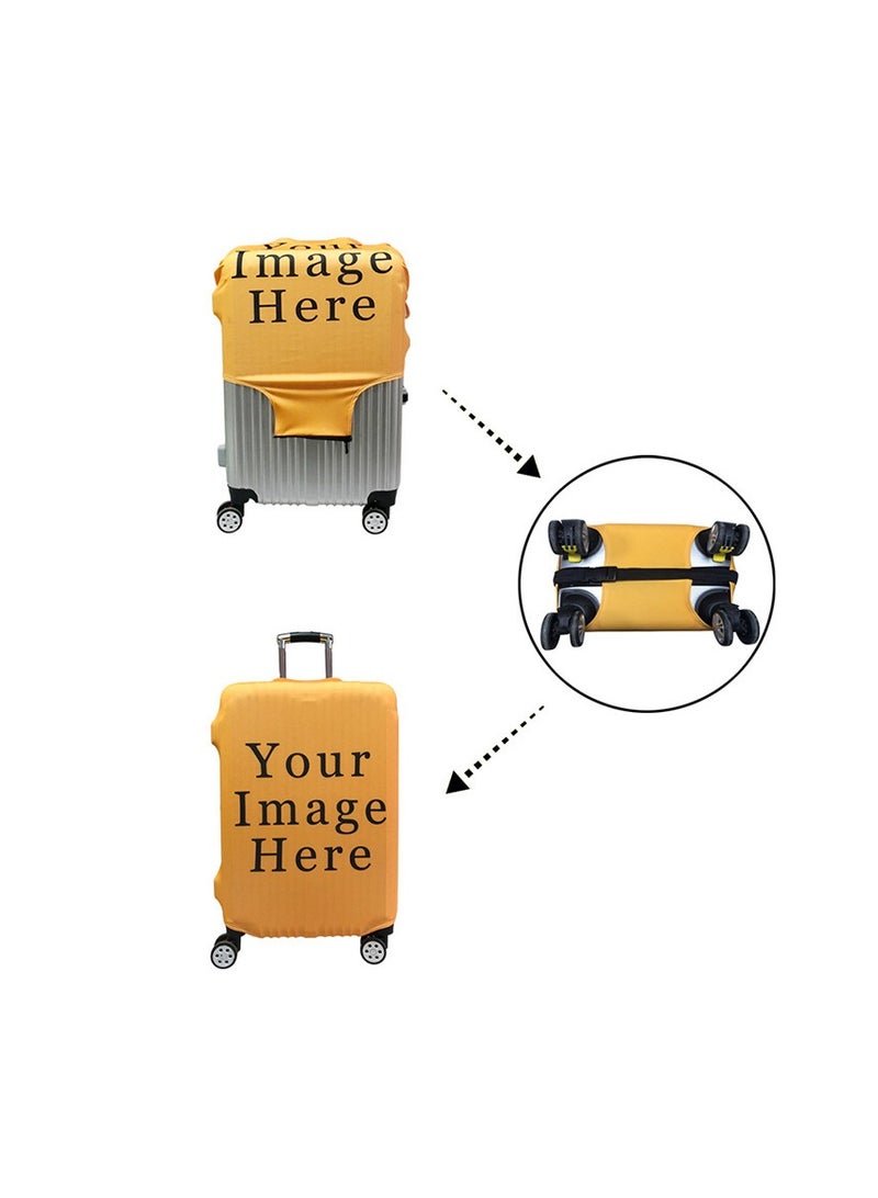 Y&D Kuromi Luggage Cover, Water-Washable Suitcase Cover, Spandex Elastic Luggage Protective Covers Travel Accessories Suitable for 18-32 Inch Trolley Case for Business Trip School Daily Using - Image 5