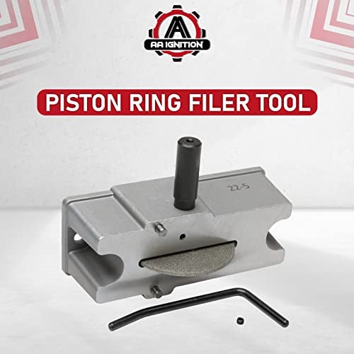 AA Ignition Piston Ring Filer Tool - 66785, 66786 Manual Piston Ring Filer - with 120 Grit Carbide Grinding Wheel - Ring Gap Crank Grinder Tool, Aluminum - Steel Piston Grinder - Image 5