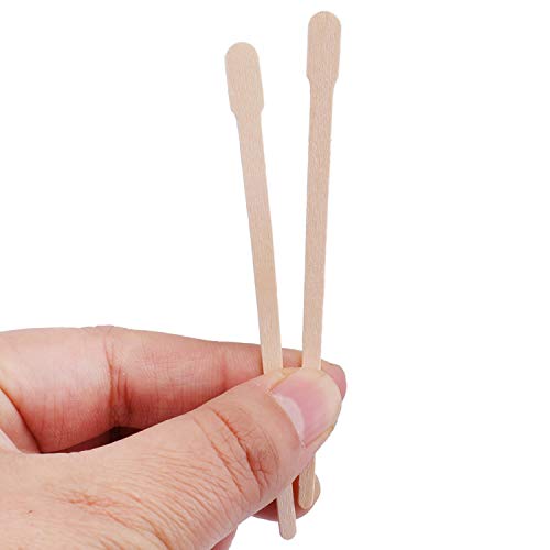 Hedume 2000 Pack Wax Spatulas Whaline Wood Waxing Applicator Sticks Small for Hair Removal Eyebrow Body - Image 4