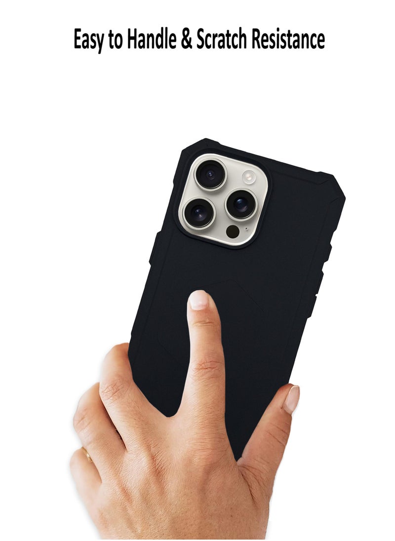Waldic - Apple iPhone 16 Pro Max Premium UAG Case | Premium Silicone  Case Cover Designed for Apple iPhone 16 Pro Max | Apple iPhone 16 Pro Max Case Camera and Drop Protection Thin Protective Back Cover Case for Apple iPhone 16 Pro Max - Black - Image 1