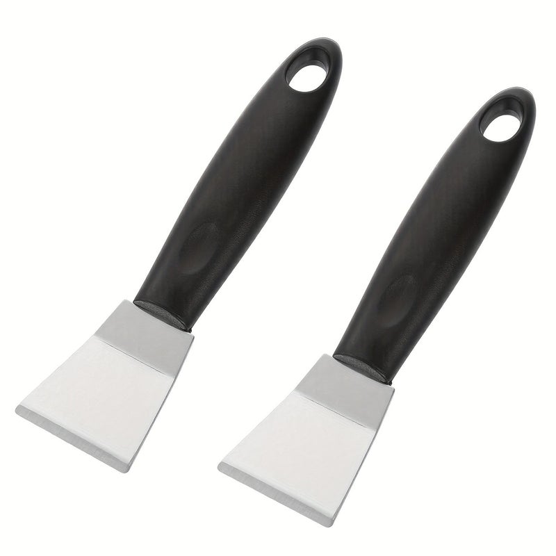 2pcs Polished Stainless Steel 3D Printer Scraper Shovel Blade Comfort Grip Tool - Image 5