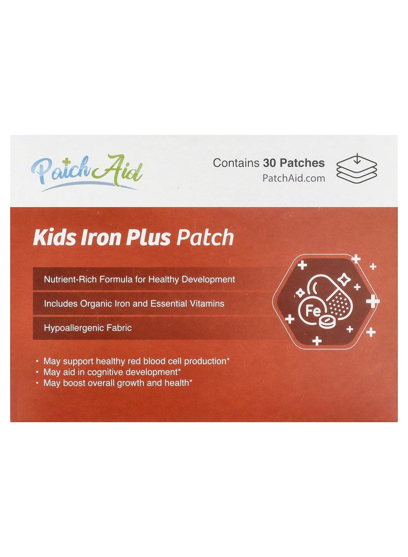 PatchAid Kids Iron Plus Patch, 30 Patches