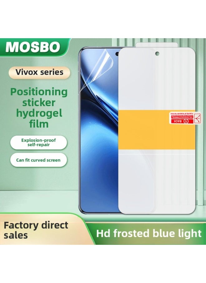 Generic - For Vivo X200pro Mini Positioning Paste High-definition Hydraulic Film X100S Full Coverage Self-healing Mobile Phone Film-Color:Positioning Paste: Frosted Hydraulic Membrane (front Membrane)-Dimensions:Vivox100pro (bare Chip) - Image 1