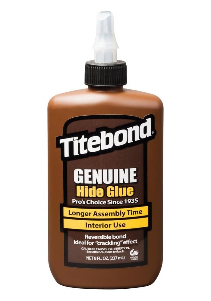 Titebond Liquid Hide Glue, 8 Ounces - Ideal for Fine Furniture Repair and Crafting - Image 1