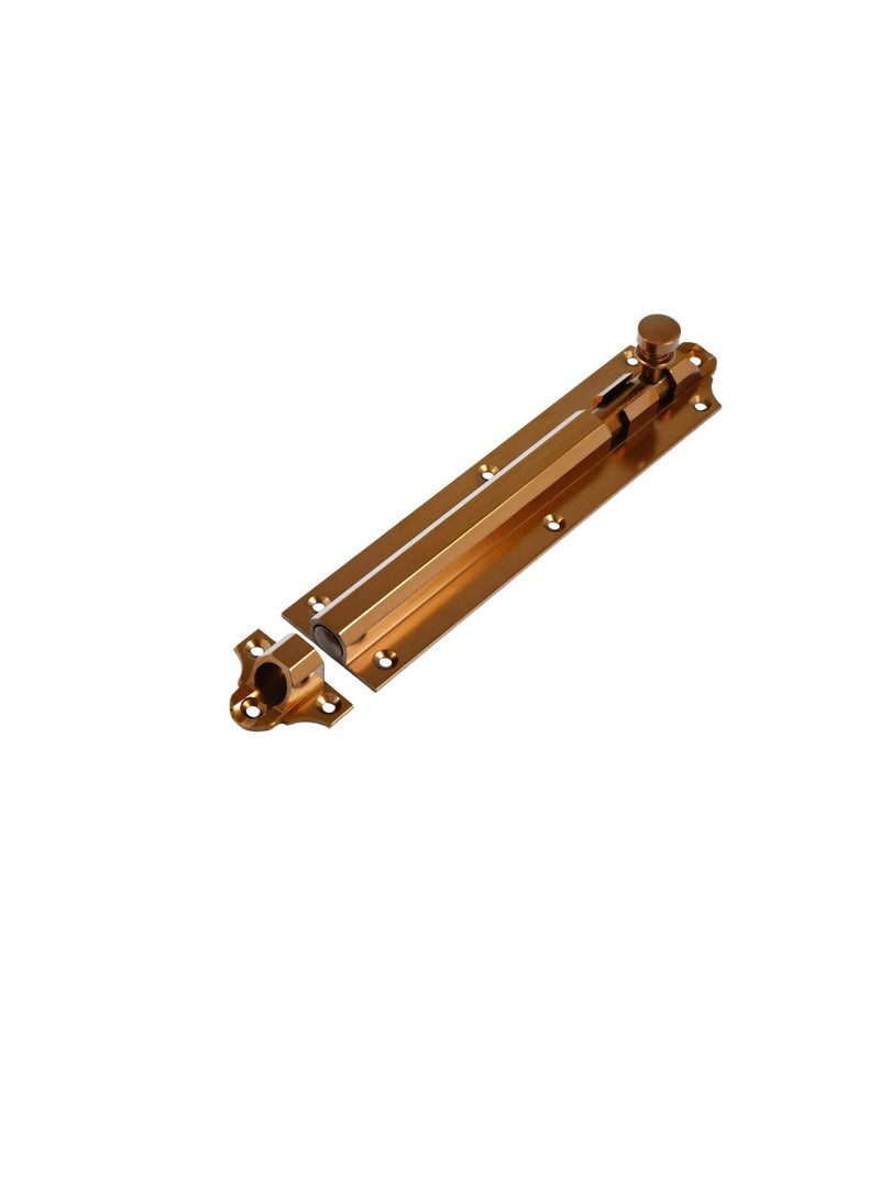 ROBUSTLINE Fancy Tower Bolt | Cherry | Robustline | 13MM X 100MM | Zinc | Brown - Image 2