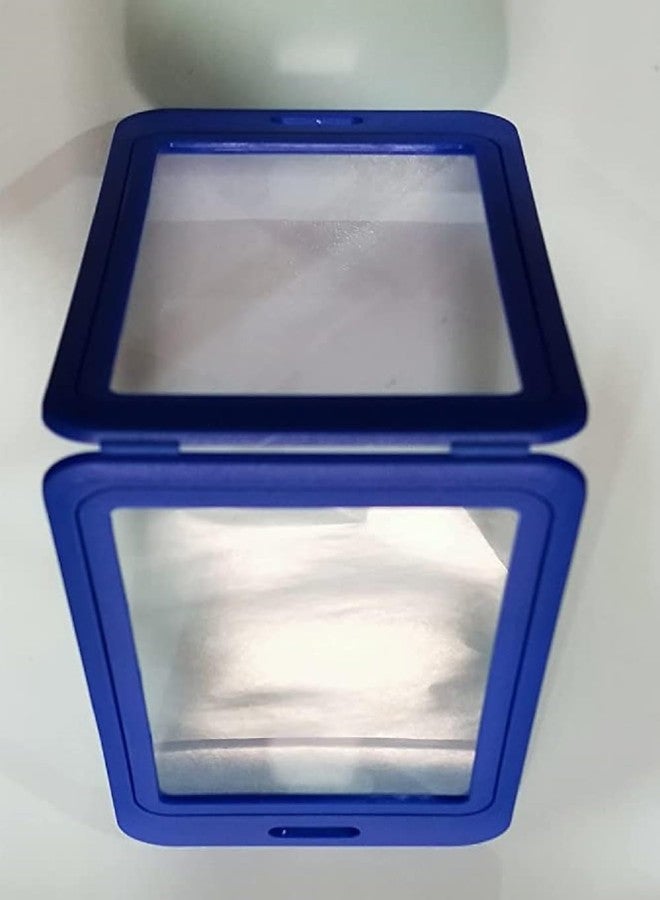 حامل بطاقات الهوية من البلاستيك العمودي ذو الوجهين من Shining Zon للرجال والنساء، مناسب للمكاتب والمدارس والكليات، مع حبل تعليق فاخر (عبوة من قطعة واحدة) - Image 5