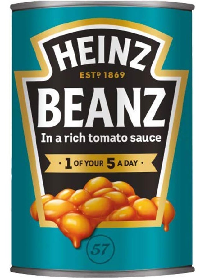 Heinz فاصوليا هينز المخبوزة 415 جرام 4 عبوات (إنجلترا) - Image 3
