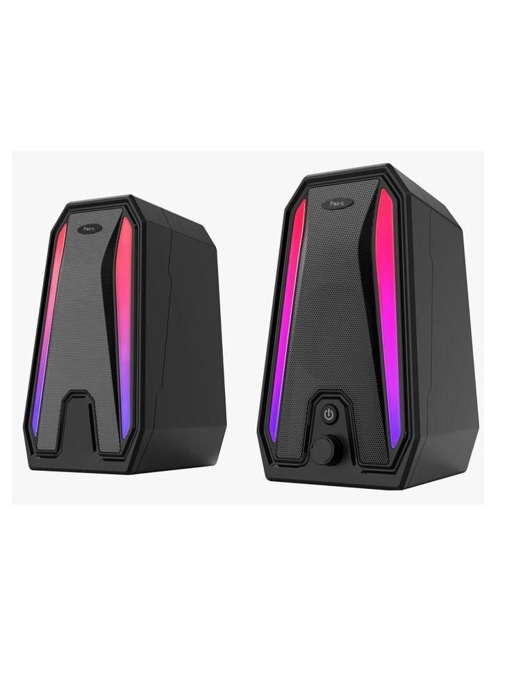 Point Speaker Laptop/computer Gaming  RGB Lights PT-X10  point  - Image 1
