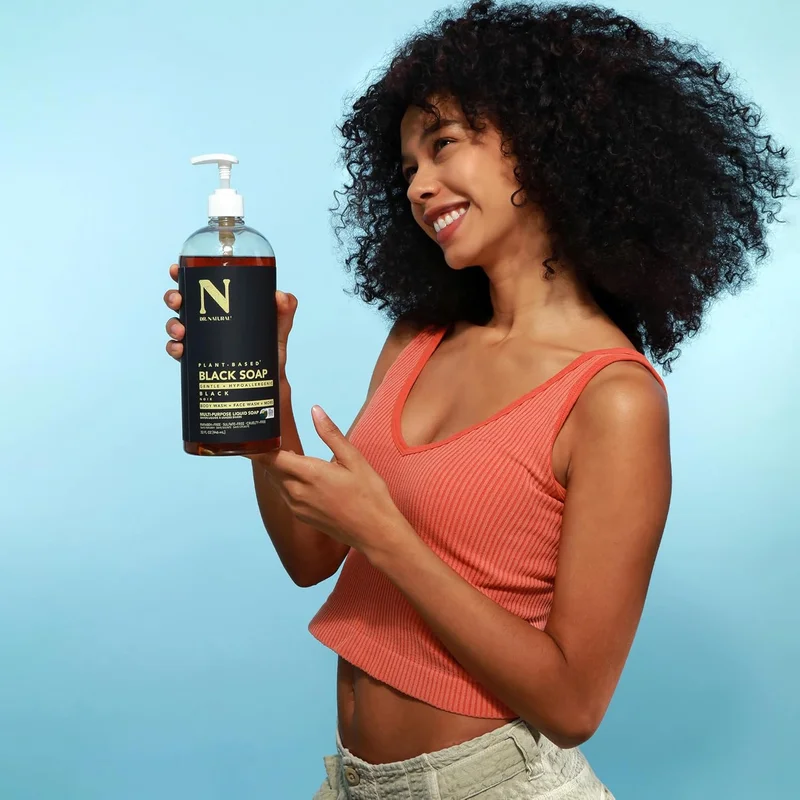 Dr. Natural  Dr. Natural Plant-Based Soap - Black 32 Oz Multi-Purpose  | Best Price UAE