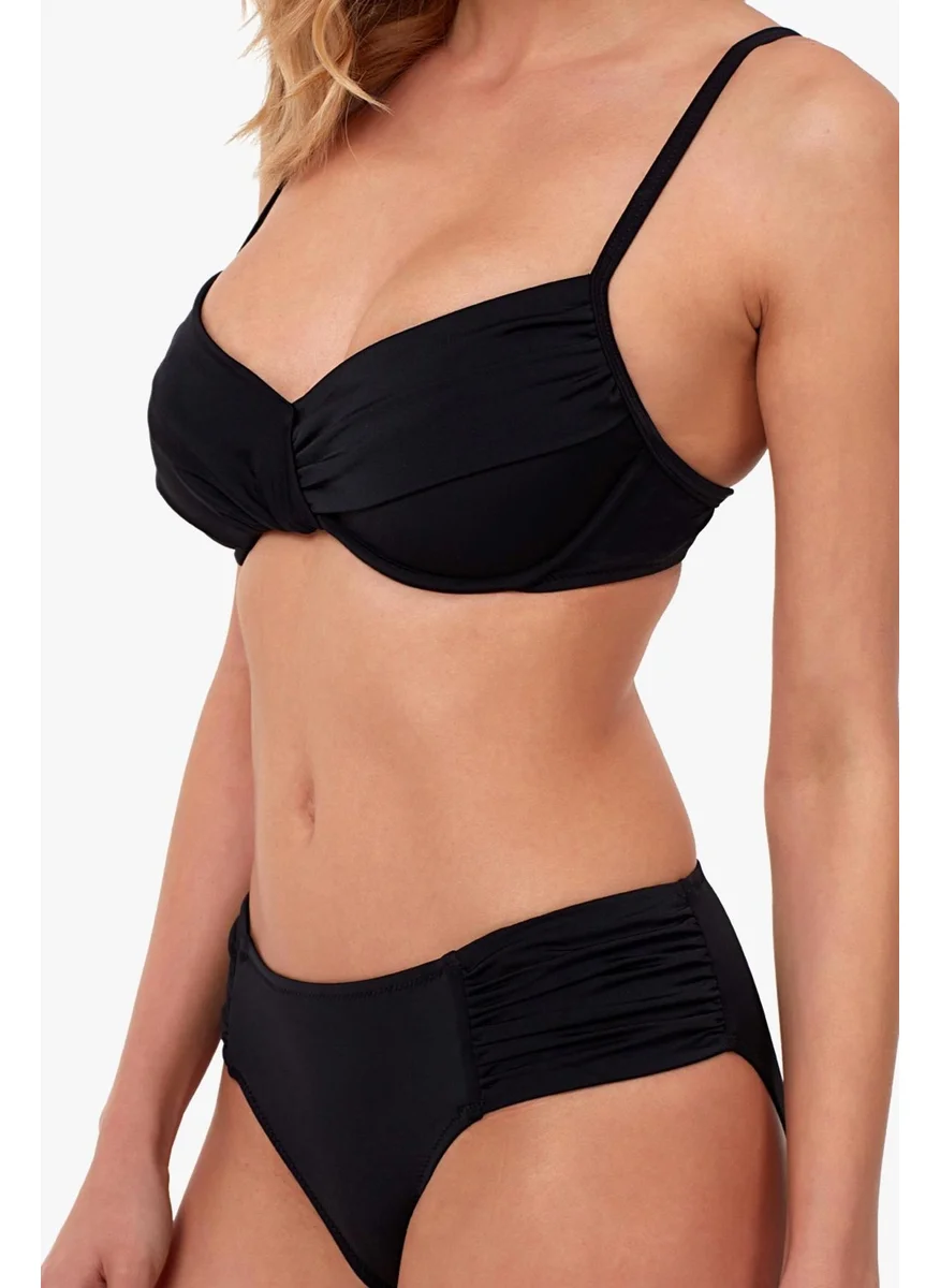 Ayyıldız 40705 Black Minimizer Bikini Set