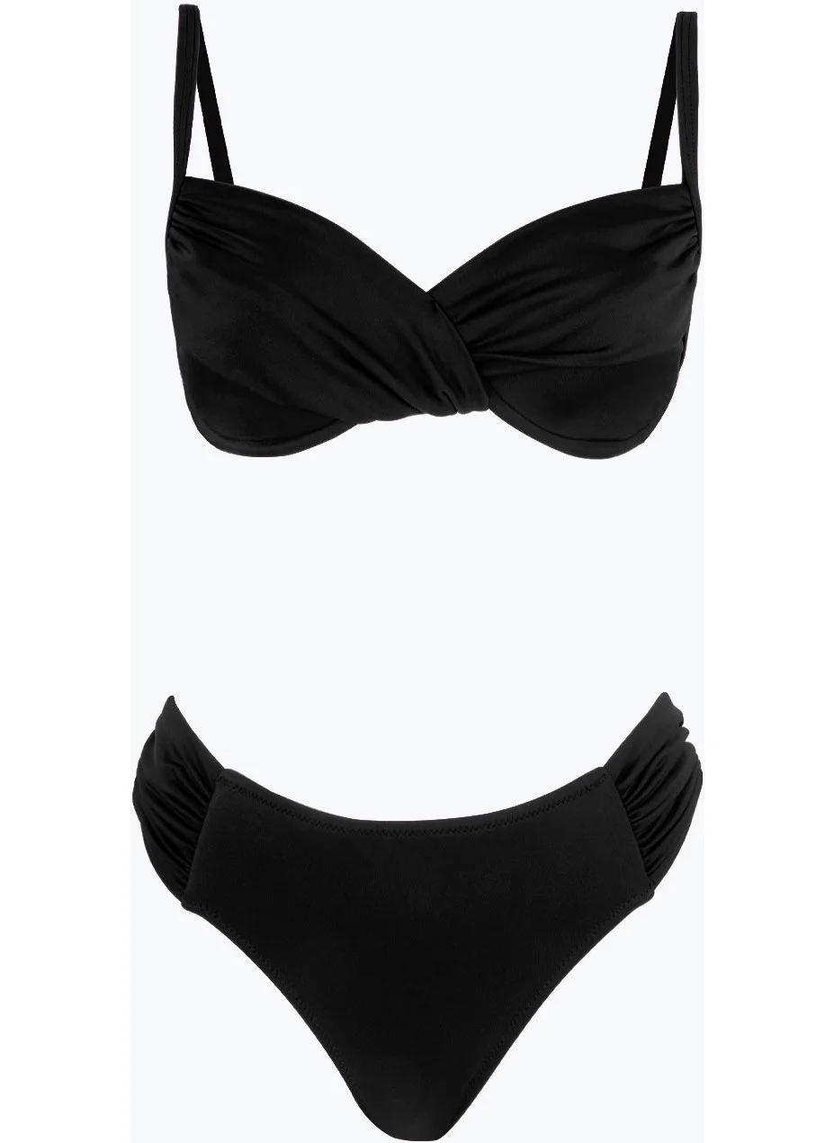 Ayyıldız 40705 Black Minimizer Bikini Set
