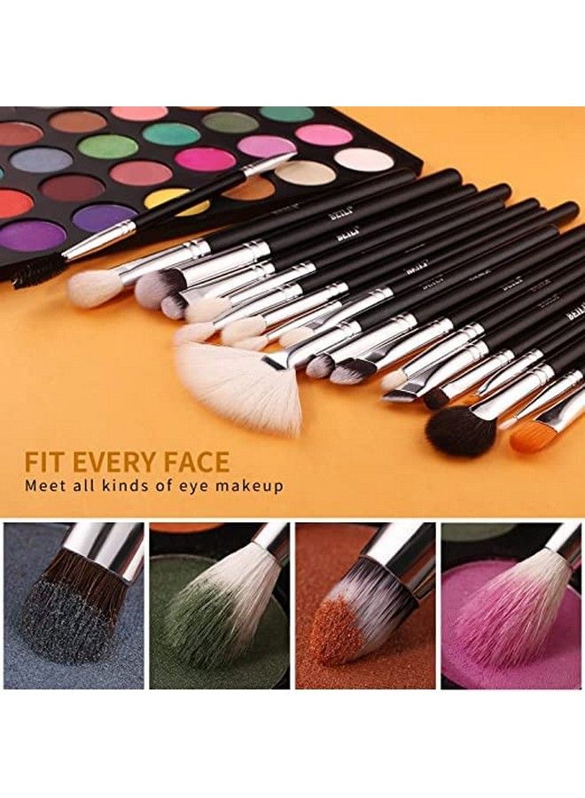 BEILI Makeup Brushes ; Set Of 30Pc Makeup Brushes For Professionals ; Classic Black Color Synthetic Kabuki Foundation Blending Brush ; Make Up Applicators Brush Set - Image 5