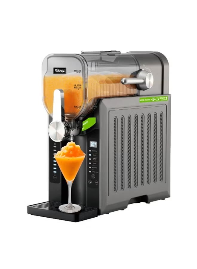 DSP KJ3085 Frozen Dessert & Slushie Maker – Electric Ice Drink Machine with Quick-Freeze, Compressor Cooling, 6 Preset Modes, Adjustable Thickness & One-Touch Control – Stainless Steel - Image 1