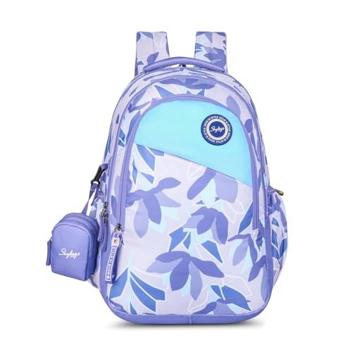 Skybags Bloom 30 Litres Purple School Bag For Girls - Image 1