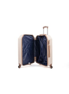 LIMRA 6-Piece Trolley Bags Luggage Set Beige/gold  - Image 4