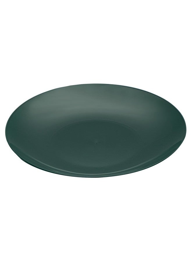 Restaurantware-Moderna 7.5 Inch Premium Disposable Plates, 40 Round Plastic Plates For Parties - Durable, Heavy-duty, Forest Green Plastic Dinner Plate, For Warm And Cold Foods, Ideal For Cafes - Image 2