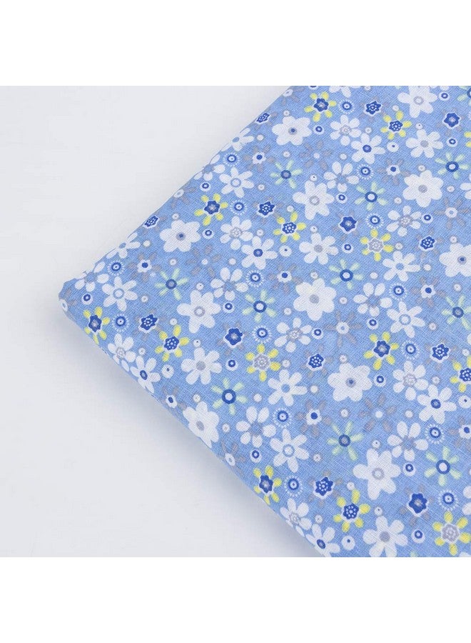 Antetek 7Pcs 20" X 20" Cotton Fabric Diy Making Supplies Quilting Patchwork Fabric Fat Quarter Bundles Diy For Quilting Patchwork Cushions Cotton Fabric For Patchwork (20" X 20" Blue) - Image 5