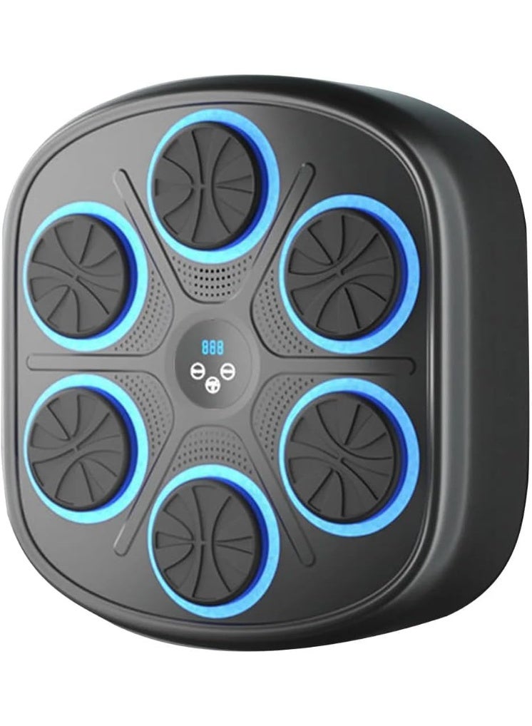 USTIDE Music Boxing Machine with Boxing Gloves,Wall Mounted, Bluetooth Boxing Training Punching Equipment - Image 1