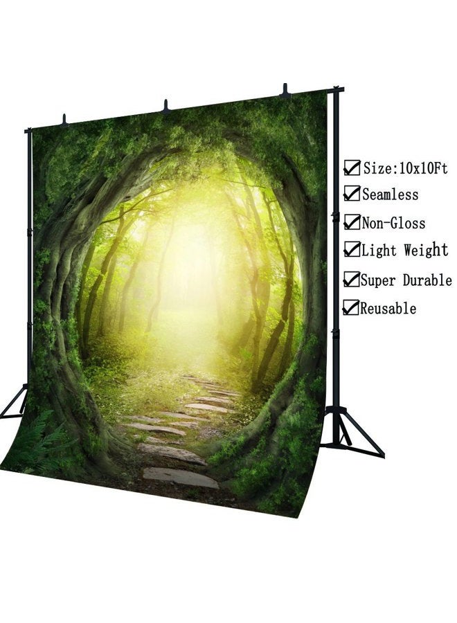 FHZON 10x10ft Dreamy Magical Backdrop Dream Beautiful Forest Photography Video Studio Photo Backdrop Props FH121 - Image 5