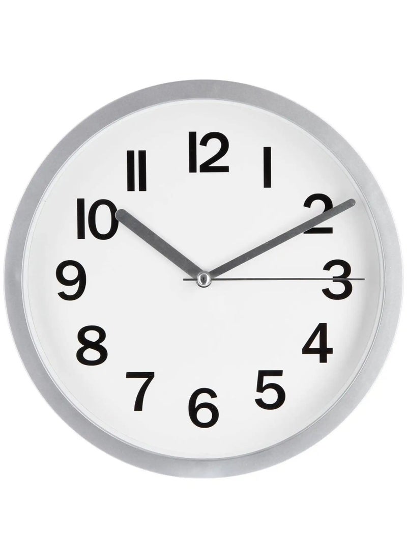 Classic Style Plastic Wall Clock (22.3 x 3.8 cm, Silver) - pzsku/Z2C890C1F0F89583679E3Z/45/_/1734002402/288fbd4e-1c2d-445e-b6c0-e5f765e3e181