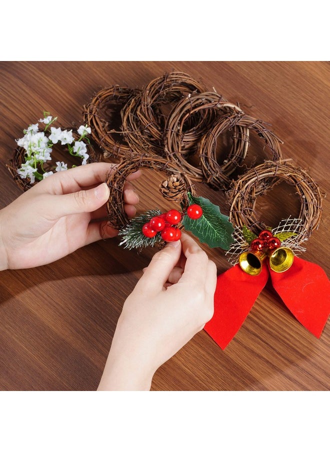 Grapevine Wreath Set, Marrywindix 16 Pieces Natural Vine Branch Wreath Christmas DIY Rattan Wreath Garland for Christmas Holiday Craft Wedding Decor (3 in.) - pzsku/Z2C890C827F1FDE951EBBZ/45/_/1740982549/e02a66d3-daa1-4881-8c41-a00700fdd317