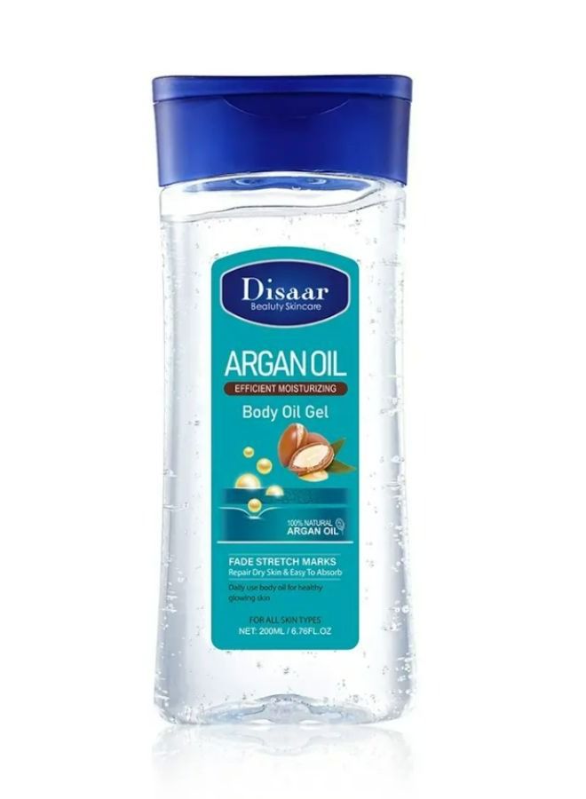 Disaar Argan Oil Skin Care Whitening Body Massage Oil Moisturizing Spa Body Oil Gel 200 ML
