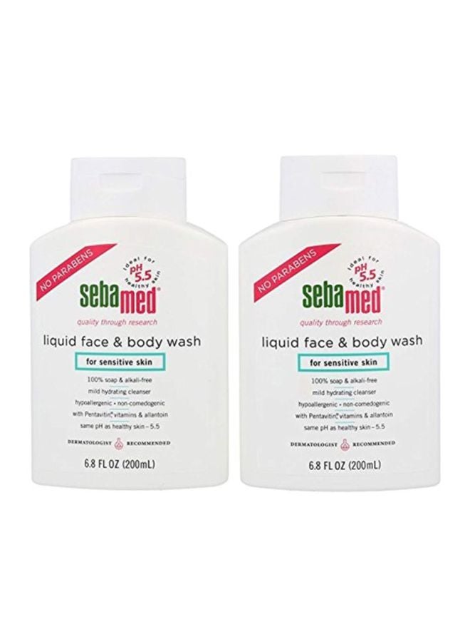 Sebamed 2-Piece Liquid Face and Body Wash - Image 1
