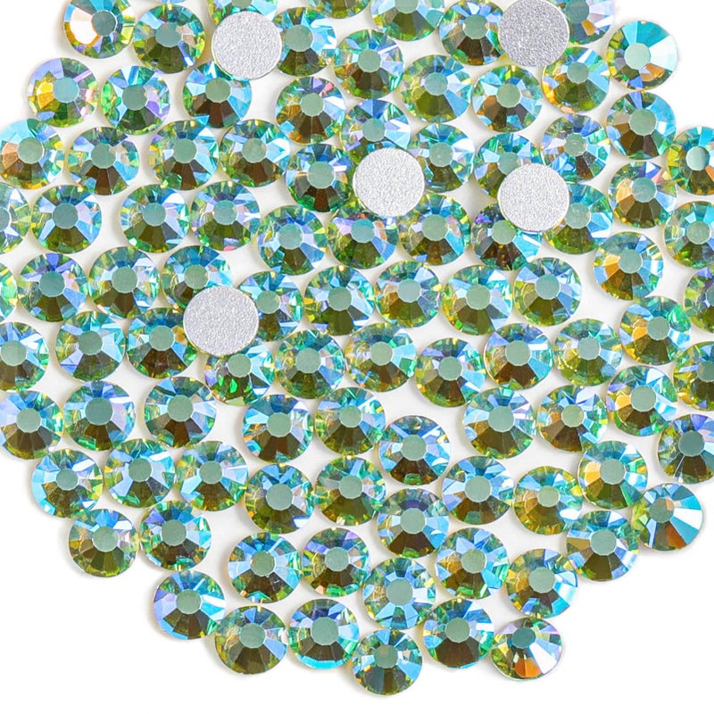 Beadsland 1440 Pieces Flat Back Crystal Rhinestones Round GemsPeridot ABSS123032mm - Image 3