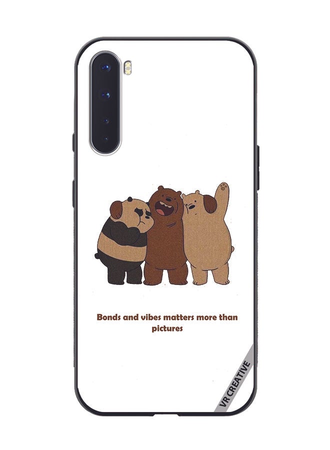 VR CREATIVE Protective Case Cover For OnePlus Nord Bonds And Vibes Matters More Than Pictures Design Multicolour - Image 1