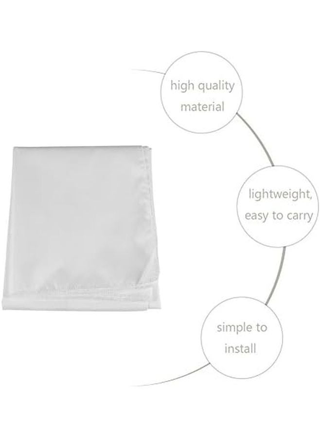 ZJchao0345xpn1kg 02 60 Inch Portable Window Projector Screen White Wall Mount Movie Curtain - Image 5