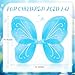 Junkin 24 Pcs Fairy Princess Butterfly Wings Angel Wing Costume Butterfly Bulk for Kids Girls Wedding Birthday Party FavorsBright Colors24 Pcs - Image 4