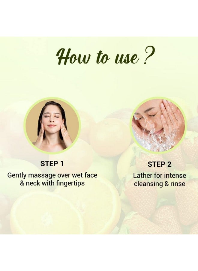 Biotique Fruit Brightening Face Wash| Ayurvedic And Organically Pure| Advanced Swiss Technology |100% Botanical Extracts| Suitable For All Skin Types | 200Ml  - Image 2