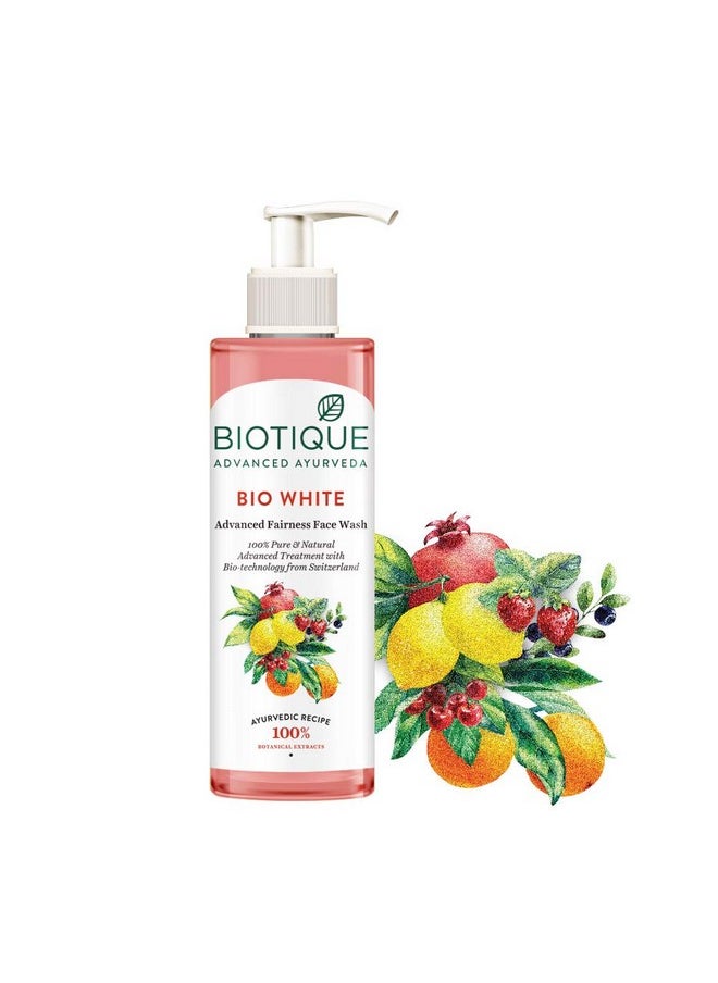 Biotique Fruit Brightening Face Wash| Ayurvedic And Organically Pure| Advanced Swiss Technology |100% Botanical Extracts| Suitable For All Skin Types | 200Ml  - Image 5