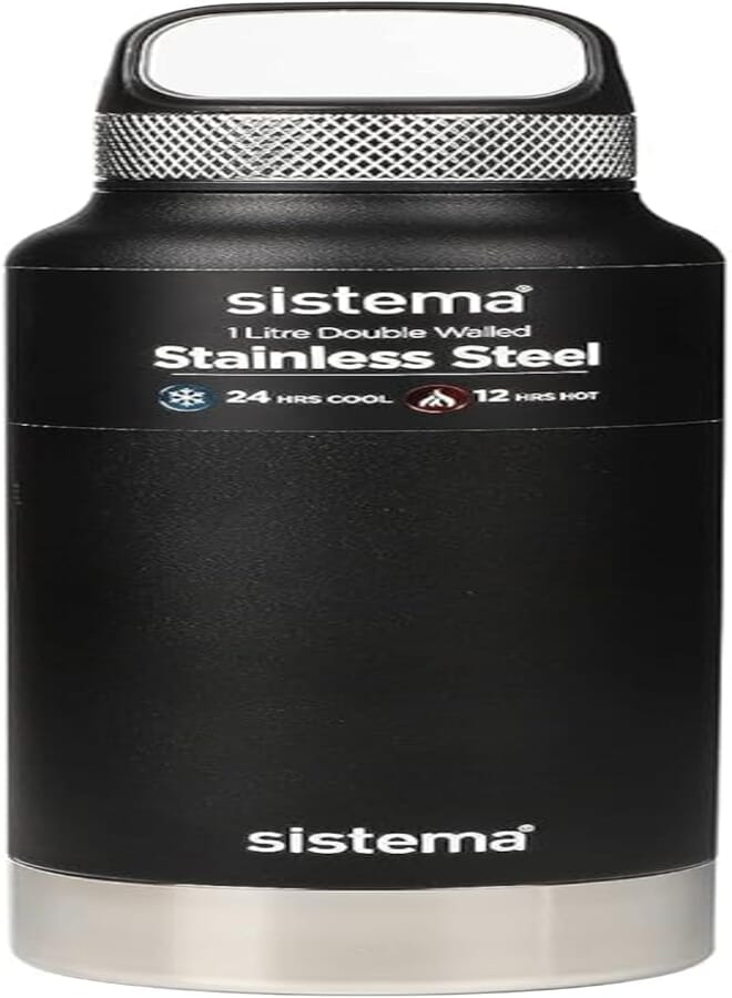 Sistema Hydrate Bottle Stainless colors 1 litre